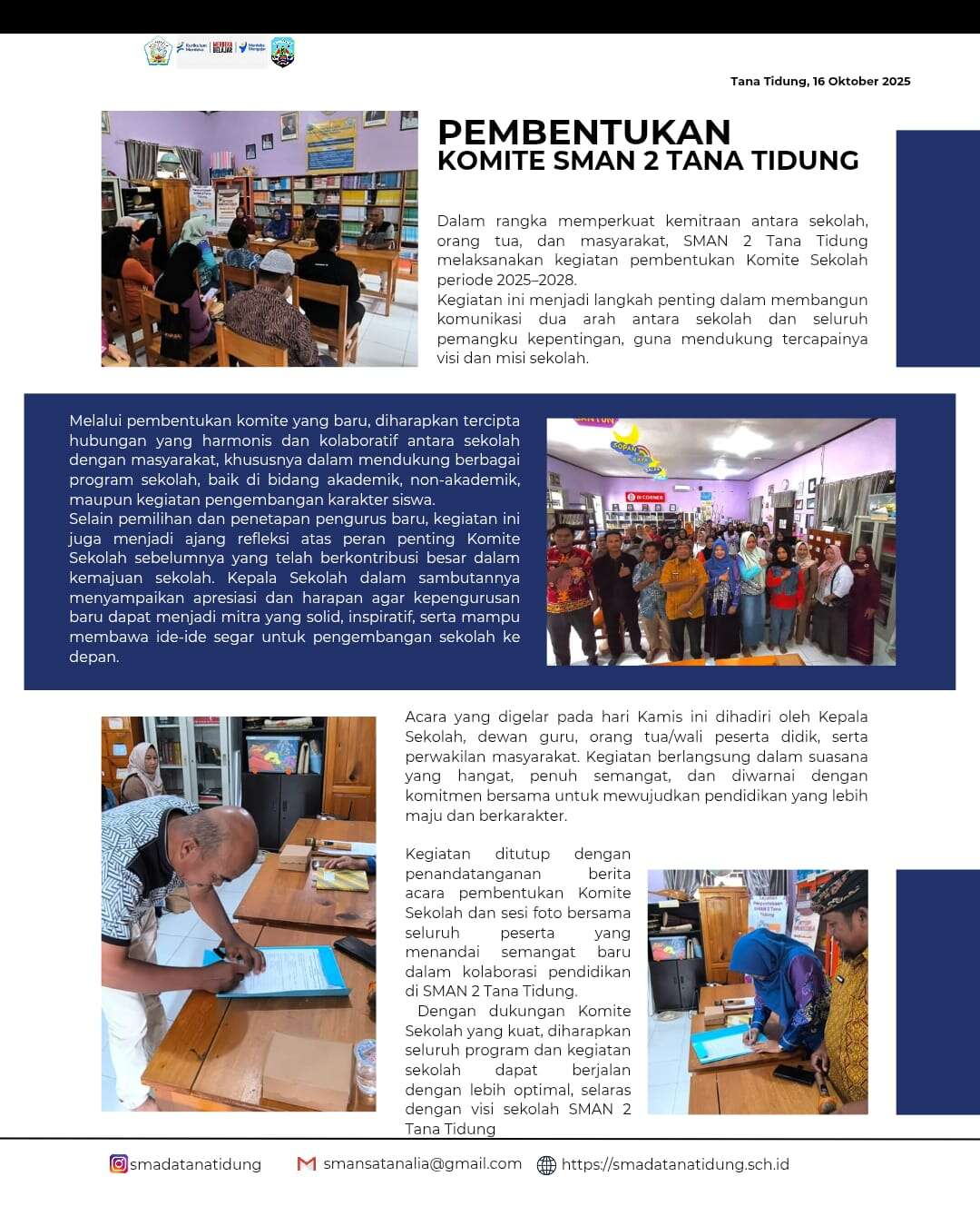 Pembentukan Komite SMA Negeri 2 Tana Tidung